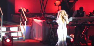Mariah Carey performed in Israel on Tuesday. Photot: YouTube.