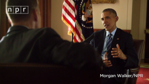 U.S. President Obama told the NPR that critics of Iran deal are either "ideological" or "illogical." Photo: Twitter.