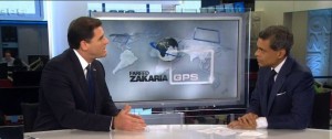 An an interview with Fareed Zakaria, Ron Dermer said that Prime Minister Netanyahu had more Jewish support in opposition to the Iran deal than Moses did during the Exodus. PHOTO: CNN/Screenshot.