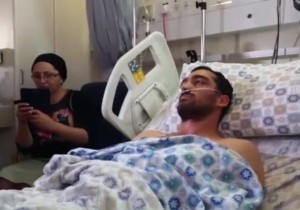 Terror attack victim Yehuda Ben Moyal said witnesses at the scene of his attack did nothing to help. Photo: Screenshot.