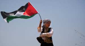 A Palestinian child. More than half of the Palestinians surveyed say they oppose a two-state solution. Photo: Palestine belongs to Palestinians/Facebook.