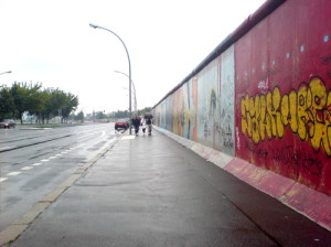 A German MP has compared Israel's security fence to the Berlin Wall (pictured). Photo: Wikimedia Commons.