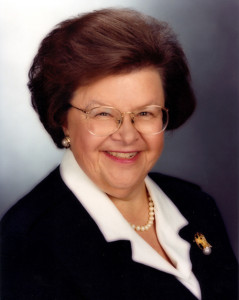 Maryland Senator Barbara Mikulski. Photo: Wikimedia Commons.