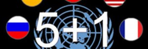 A graphic representing the P5+1 negotiations with Iran. Photo: Wikipedia.