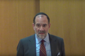 RJC Rabbi Jonathan Rosenblatt, who admits to having been naked with boys in his congregation. Photo: YouTube screenshot.