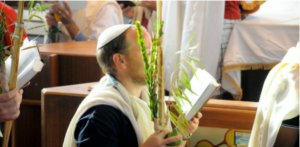 Sukkot at Yemin Orde. Photo: Friends of Yemin Orde video clip/screenshot.