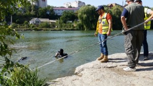 Israeli ZAKA volunteers search for Amir Ohana in Uman, Ukraine. Credit: ZAKA.