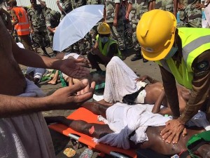 More than 700 people died during Thursday's stampede at the Hajj pilgrimage in Saudi Arabia. Photo: Twitter.