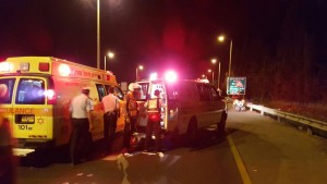 The site of one of the many terrorist attacks in Israel over the past few weeks. Photo: American Friends of Magen David Adom.