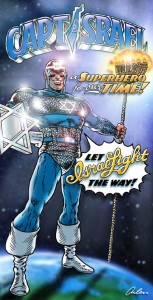 Arlen Schumer, a comic book historian and illustrator, created Captain Israel about five years ago. Photo: Provided.