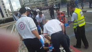 Israeli say they are conducting their daily activities in fear of being harmed. PHOTO: Magen David Adom Twitter page.