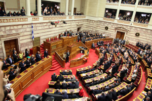 The Greek parliament, pictured, is set to recognize a Palestinian state. Photo: Wikimedia Commons.