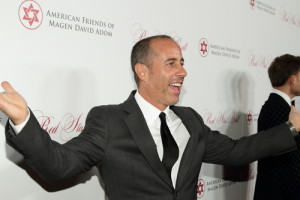 Television and comedy icon Jerry Seinfeld at the Oct. 22 Los Angeles Red Star Ball of American Friends of Magen David Adom. Photo: Michelle Mivzari.