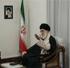 Iranian Supreme Leader Ali Khamenei (pictured) wrote a letter to Iranian President Hassan Rouhani detailing the limitations and conditions on his approval of the JCPOA. PHOTO: Wikimedia Commons. 
