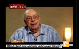In the last interview he gave before his death, Egyptian Playwright Ali Salem said that Israel is not an enemy country. Photo: Screenshot.