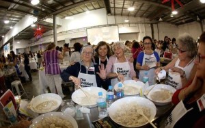  Challah baking in Sydney, Australia, for The Shabbat Project in 2014. Photo: The Shabbat Project.
