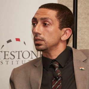 Egyptian peace activist Ahmed Meligy called for an end to biased reporting against Israel. Photo: Facebook.