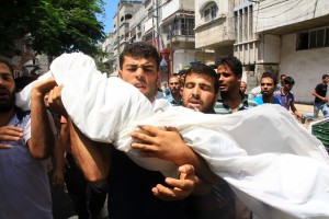 A snapshot of Gaza from the World Vision website.