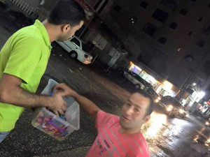 Shuafat, following Sunday evening's terrorist attack in the Central Bus Station in Beer Sheva. Photo: Facebook. 