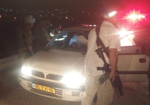 The scene of Thursday night's terrorist attack in Samaria. Photo: United Hatzalah.