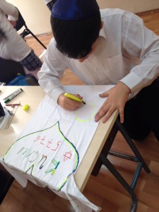 A Jewish student in Azerbaijan. Photo: "Jewish Azerbaijan" Facebook page.