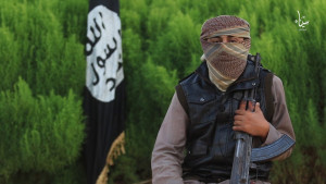 Wilayat Sina released a video threatening attacks on Israel. PHOTO: Screenshot.