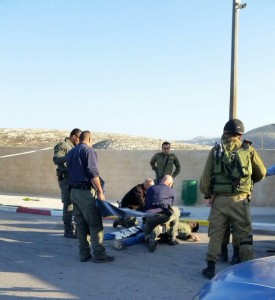 An IDF soldier was stabbed and killed at a petrol station in the West Bank. Photo: Twitter.