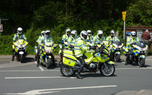 British police on motorcycles. Photo: Wikipedia.