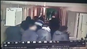 A still from footage of the raid. Photo: Screenshot.