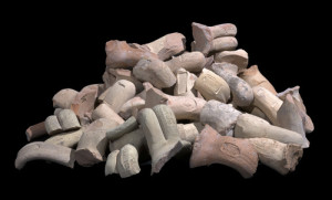 Part of the new archaeological find in Jerusalem's City of David. Photo: Israel Antiquities Authority.