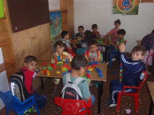 A kindergarten in Beit Ummar. Photo: Elder of Ziyon.