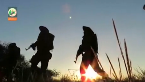 Hamas terrorists training to infiltrate Israeli communities. Photo: Screenshot.