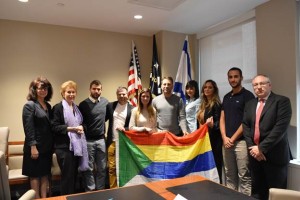 Members of the Israeli-Druze delegation visiting New York this week. Photo: World Jewish Congress.