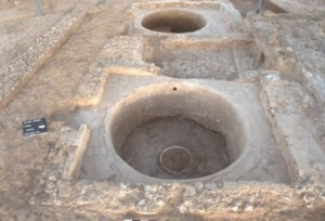 1,500-year-old wine presses discovered in Netivot, Israel. Photo: Israel Antiquities Authority/Assaf Peretz.