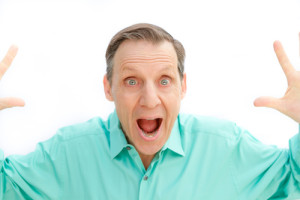  Comedian Mark Schiff, who is slated as Jerry Seinfeld's opening act at four shows in Israel this month. Photo: provided. 
