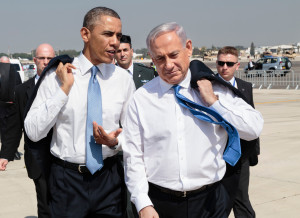 President Barack Obama and Israeli Prime Minister Benjamin Netanyahu in Israel in 2013. Photo: White House.