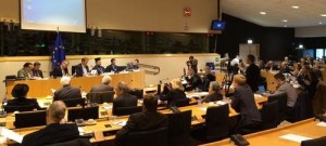 The International Christian Embassy Jeruselam (ICEJ) symposium at the European Union Parliament in Brussels. Photo: ICEJ. 