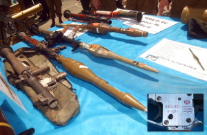 Iranian missiles that were found in the hands of the Hezbollah terror group. Iran will continue tests on its missile program despite the threat of renewed sanctions. Photo: Israel Defense Forces.
