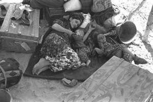 Iraqi Jews displaced in 1951. Kurds in Iraq held a ceremony commemorating the expulsion of Jews. Photo: Wikimedia Commons.