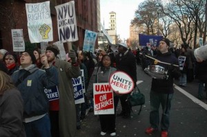 A United Auto Workers strike. Its international body opposed local support for BDS. Photo: Wikipedia.