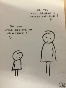 British MP Stealla Creasy received this antisemitic Christmas card in the mail on Tuesday. Photo: T