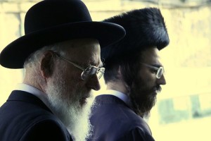 Jewish men. Photo: Having a Jewish lifestyle in the UK costs almost $14,000 in extra expenses per year, according to a new study. Photo: Wikimedia Commons.
