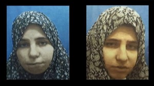 The twin Palestinian sisters indicted for plotting to commit terrorist attacks against Israelis. Photo: Shin Bet.