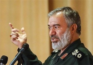 Iranian Rear Admiral Ali Fadavi, who said his forces locked their missiles on a US aircraft carrier. Photo: The Iran Project.