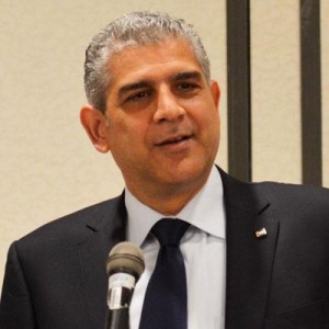 PLO representative to the US Ambassador Maen Rashid Areikat. Photo: Twitter.