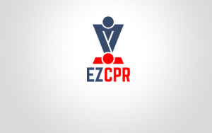 The logo for the new Israeli app EZ CPR, which provides instructions on how to perform CPR. Photo: EZ CPR.