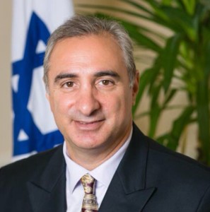 Eitan Na'eh, Israel's deputy ambassador to the embassy in London. He sent a letter to a Labour MP challenging her claims about Palestinian rock throwers. Photo: Twitter.