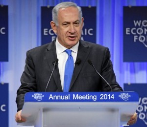 Israeli Prime Minister Benjamin Netanyahu at the 2014 World Economic Forum in Davos, Switzerland.  Photo: World Economic Forum/Rimy Steinegger via Flickr.com. 