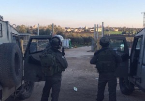 Israeli Border Police in the West Bank. Photo: Israel Police.