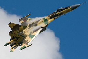 A Russian Su-35S jet. Russia deployed a number of the advanced fighter jets to Syria. Photo: Wikipedia.